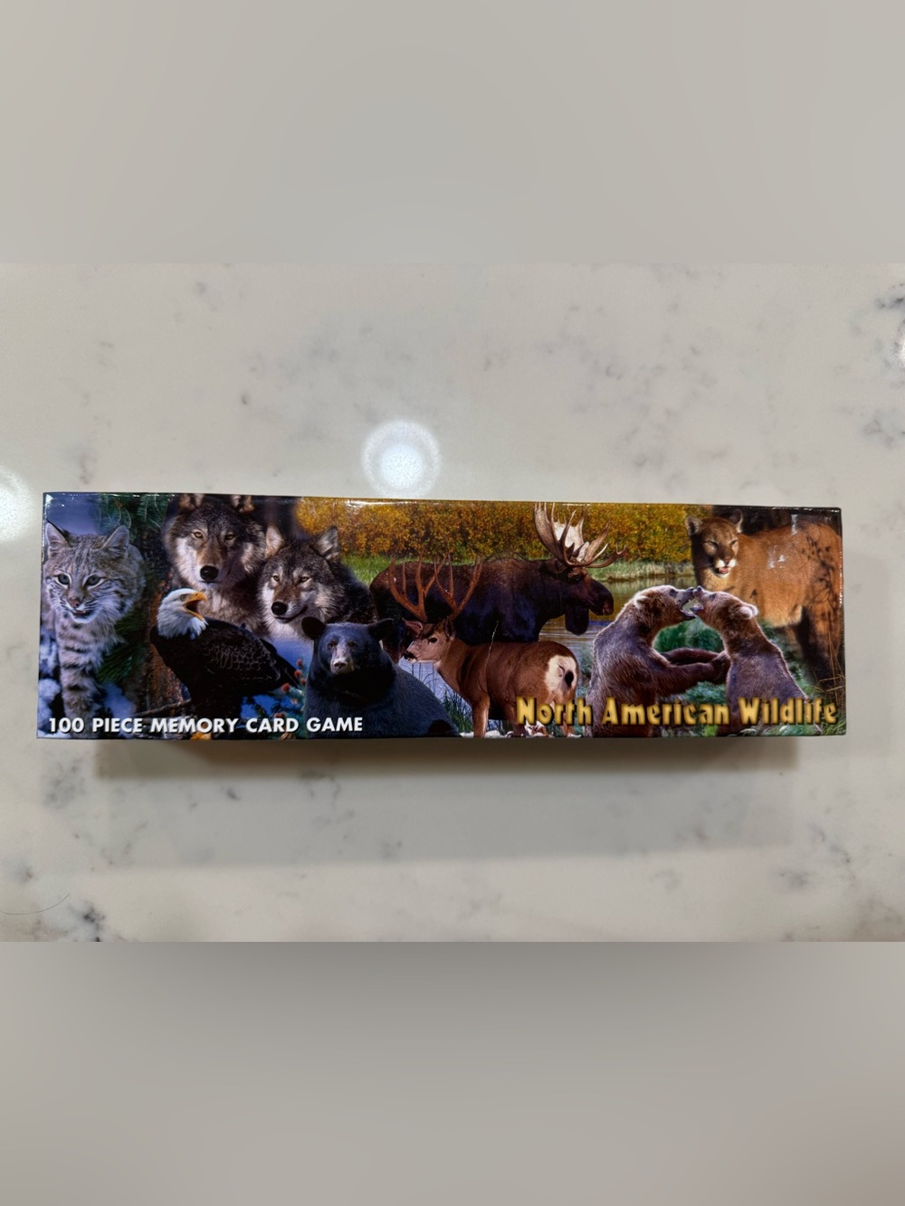 North American Wildlife 100 Piece Memory Game - Full Set with Instructions